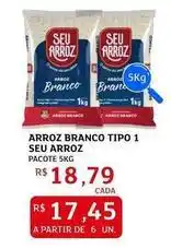 Assaí Atacadista Ouro branco - arroz tipo 1 oferta