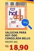 Assaí Atacadista Bello - salsicha para hot-dog congelada oferta