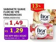 Assaí Atacadista Flor de ypê - sabonete suave oferta