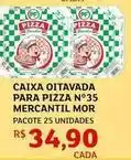 Assaí Atacadista Mor - caixa oitavada para pizza n°35 mercantil oferta