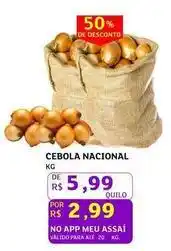 Assaí Atacadista De - cebola nacional oferta