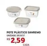 Assaí Atacadista Sanremo - pote plástico oferta