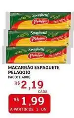 Assaí Atacadista Pelaggio - macarrão espaguete oferta