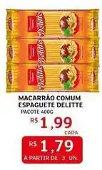 Assaí Atacadista Q delicia - macarrão comum espaguete oferta