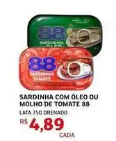 Assaí Atacadista 88 - sardinha com oleo ou molho de tomate oferta