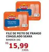 Assaí Atacadista Seara - filé de peito de frango congelado oferta