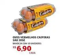 Assaí Atacadista São josé - ovos vermelhos caipiras oferta