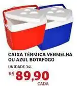 Assaí Atacadista Botafogo - caixa térmica vermelha ou azul oferta