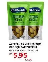 Assaí Atacadista Campo belo - azeitonas verdes com caroço oferta