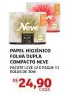 Assaí Atacadista Neve - papel higiênico folha dupla compacto oferta