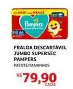 Assaí Atacadista Pampers - fralda descartável jumbo supersec oferta