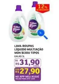 Assaí Atacadista De - lava-roupas liquido multiação mon bijou tipos oferta