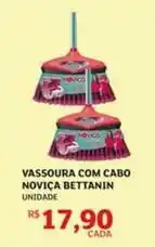 Assaí Atacadista Bettanin - vassoura com cabo noviça oferta
