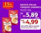 Assaí Atacadista Sabores - batata-palha croques oferta