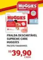 Assaí Atacadista Huggies - fralda descartável supreme care oferta