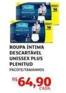 Assaí Atacadista Plenitud - roupa intima descartável unissex plus oferta