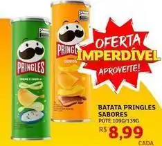 Assaí Atacadista Pringles - batata sabores oferta