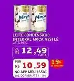 Assaí Atacadista Moça - leite condensado integral oferta