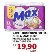 Assaí Atacadista Leve - papel higiênico folha dupla pure oferta