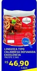 Assaí Atacadista Excelencia - linguiça tipo calabresa defumada oferta
