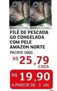 Assaí Atacadista Amazon - filé de pescada go congelada com pele oferta