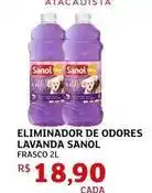 Assaí Atacadista Sanol - eliminador de odores lavanda oferta