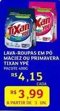 Assaí Atacadista Tixan ypê - lava-roupas em pó maciez ou primavera oferta