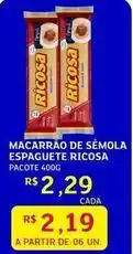 Assaí Atacadista Ricosa - macarrão semola espaguete oferta
