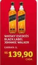 Assaí Atacadista Johnnie walker - whisky escoces black label oferta