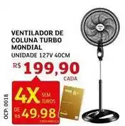 Assaí Atacadista Mondial - ventilador de coluna turbo oferta