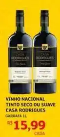 Assaí Atacadista Nacional - vinho nacional tinto seco ou suave oferta