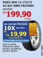 Assaí Atacadista Aro - pneu 13 175/75 a5 84t xbri fastway oferta