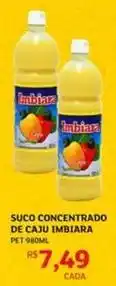 Assaí Atacadista Imbiara - suco concentrado de caju oferta
