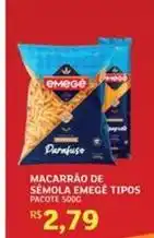 Assaí Atacadista Emegê - macarrão semola tipos oferta