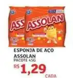 Assaí Atacadista Assolan - esponja de aco oferta