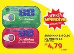 Assaí Atacadista 88 - sardinha em óleo ou molho oferta