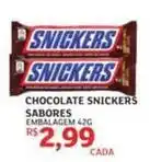 Assaí Atacadista Snickers - chocolate oferta
