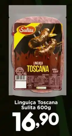 Confiança Supermercados Linguiça Toscana Sulita oferta