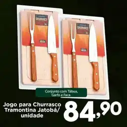 Confiança Supermercados Jogo para Churrasco Tramontina Jatobá oferta