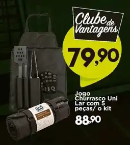 Confiança Supermercados Jogo Churrasco Uni Lar oferta