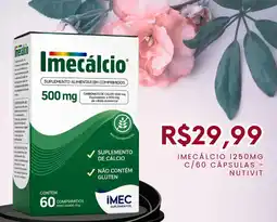 Drogasil Imecálcio 1250mg c/60 cápsulas oferta