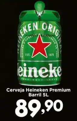 Confiança Supermercados Cerveja Heineken Premium Barril oferta