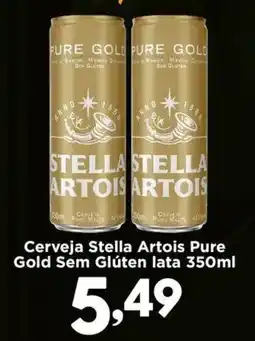 Confiança Supermercados Cerveja Stella Artois Pure Gold Sem Glúten oferta