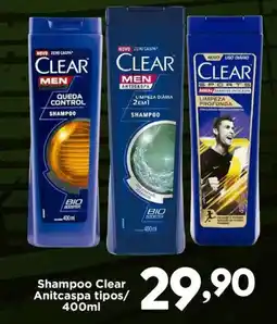 Confiança Supermercados Shampoo clear anticaspa tipos oferta