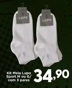 Confiança Supermercados Kit Meia Lupo Sport oferta