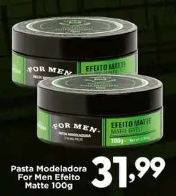Confiança Supermercados Pasta Modeladora For Men Efeito Matte oferta