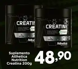 Confiança Supermercados Suplemento athletica nutrition creatina 200g oferta