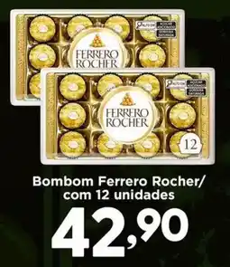 Confiança Supermercados Bombom ferrero rocher oferta