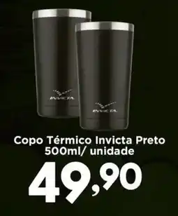 Confiança Supermercados Copo Térmico Invicta Preto oferta