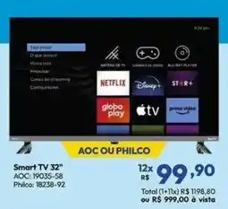 Lojas Becker Smart TV 32" oferta